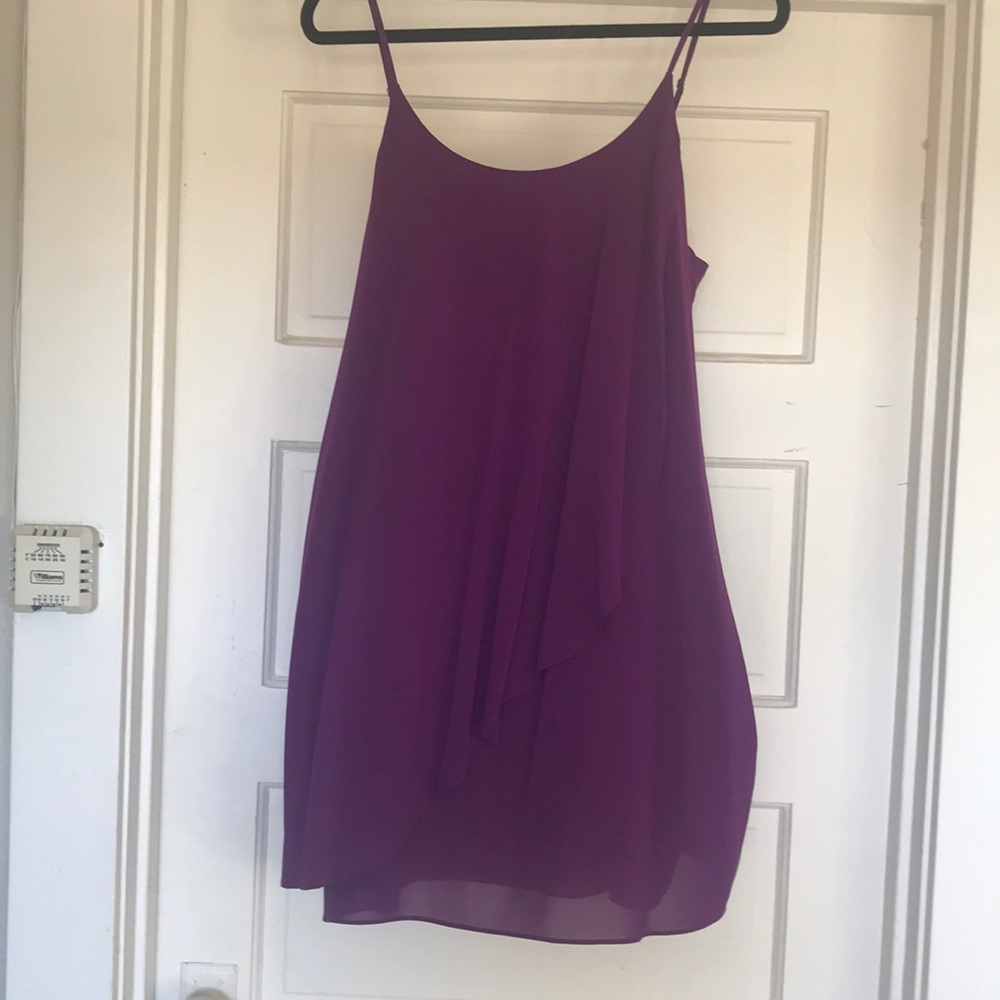 Alice + Olivia Purple Mini Dress
